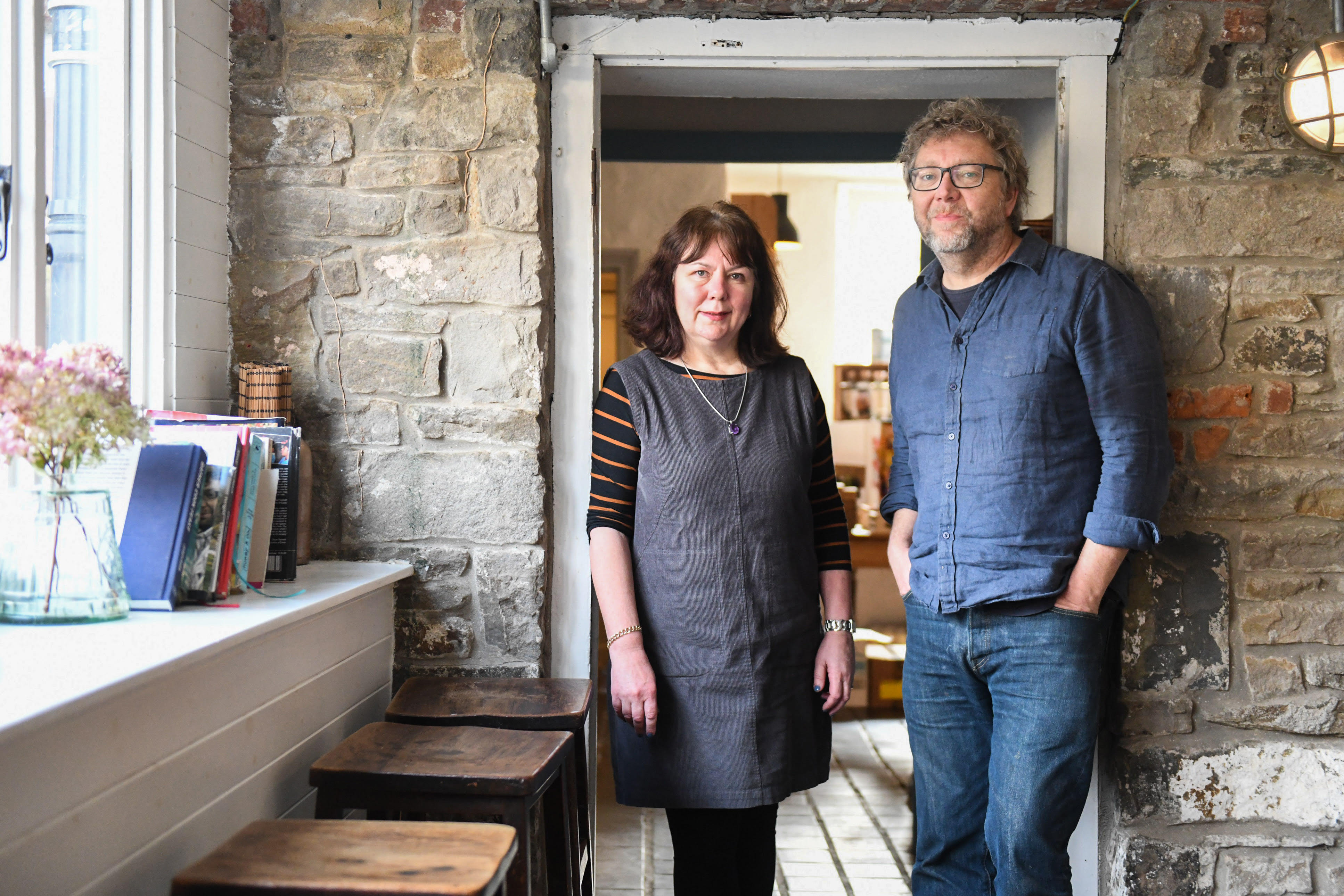 Simon Wright and Maryann (c) Wrights Food Emporium